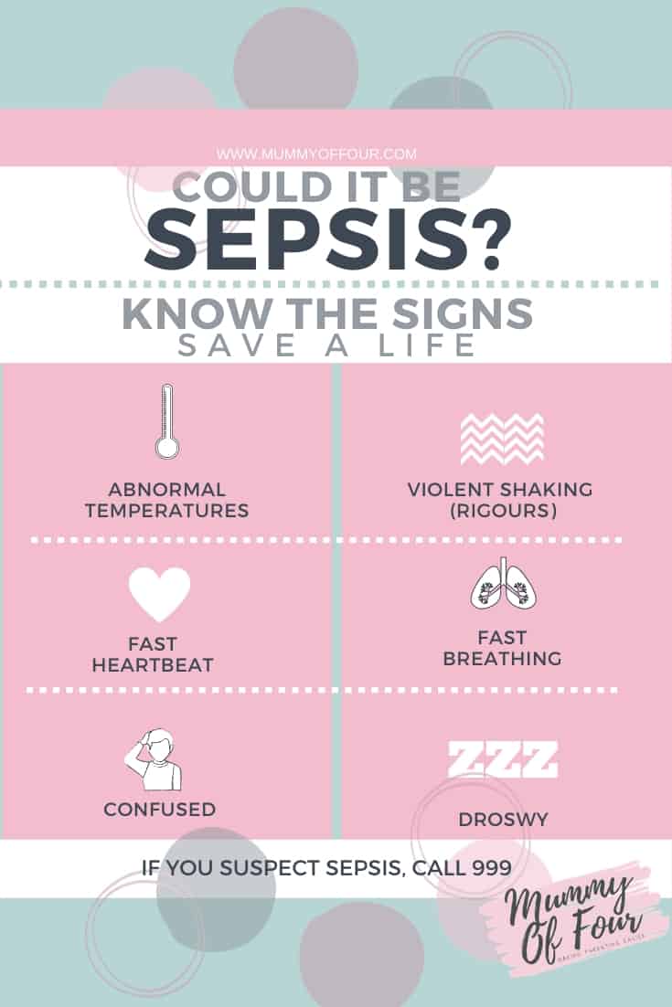 Know The Signs Of Sepsis & Save A Life - Mummy Of Four - Rhiannan Morgan